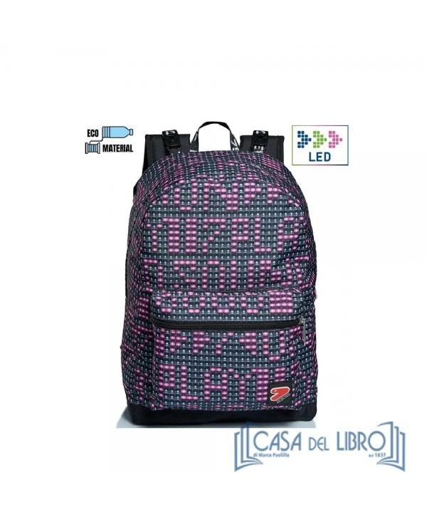 ZAINO SEVEN DOUBLE PROJECT REVERSIBILE LEDWALL ROSA CON LED LUMINOSO