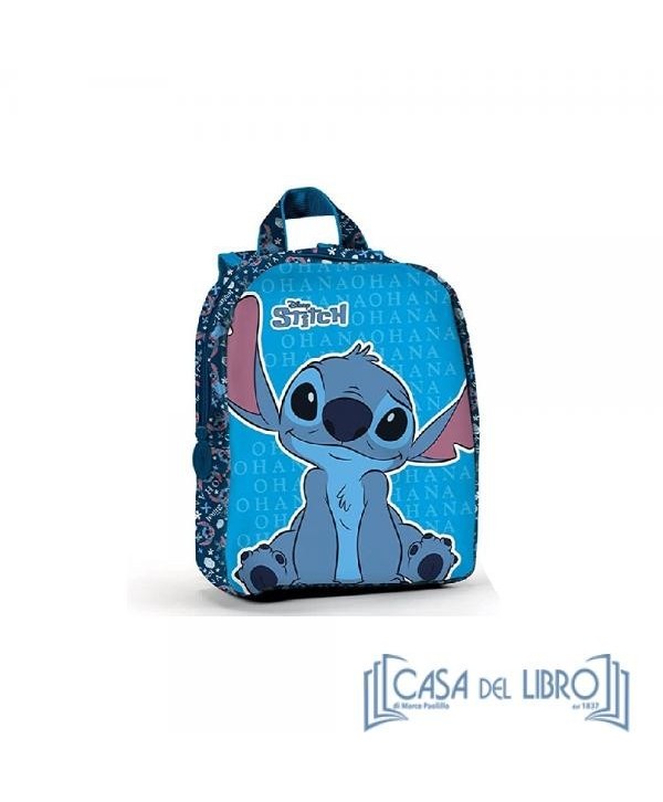 Zaino Asilo Stitch Blu - Zaino Bambino Disney Lilo e Stitch